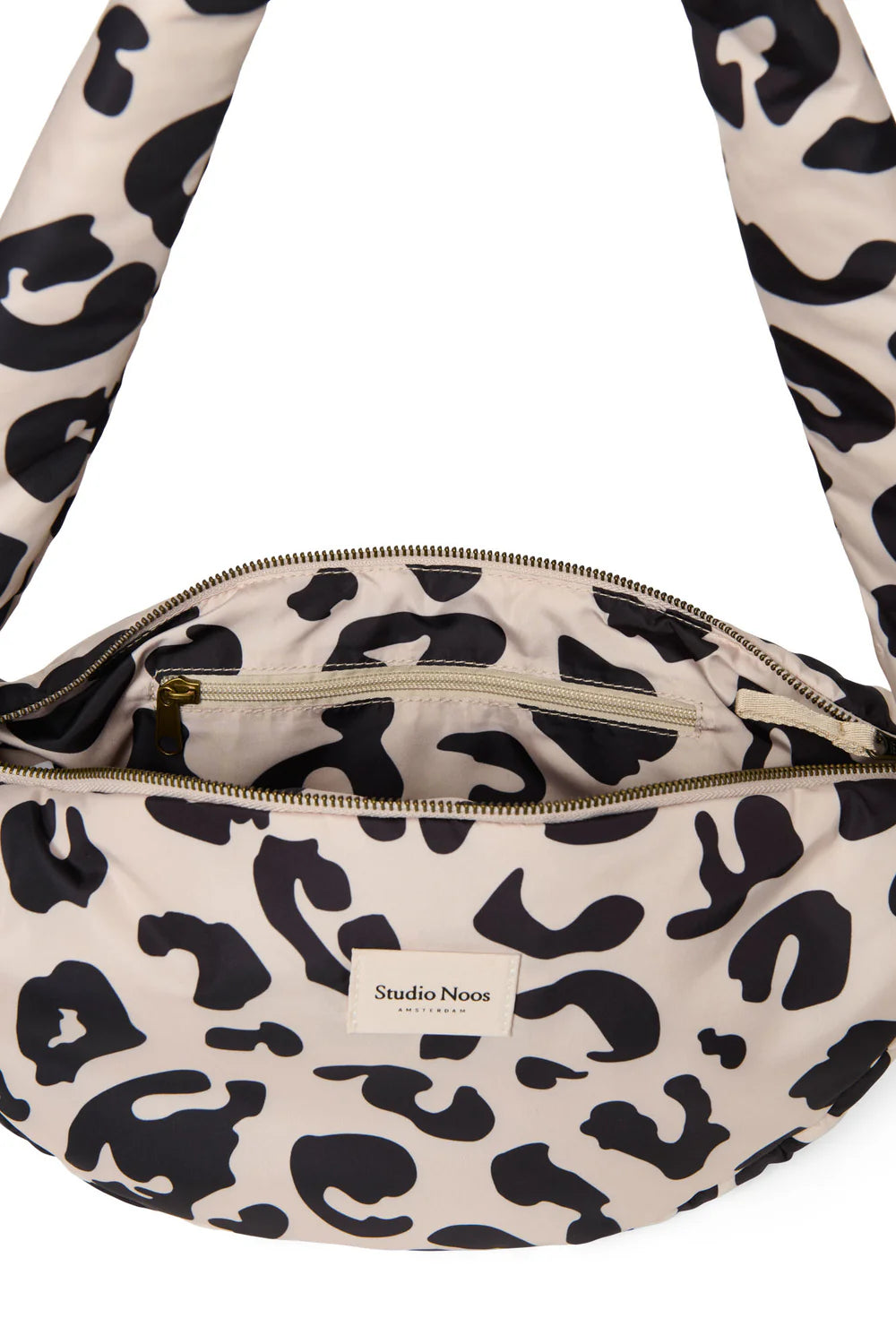 Holy Cow Puffy Mini Cross Body Bag - Brownish