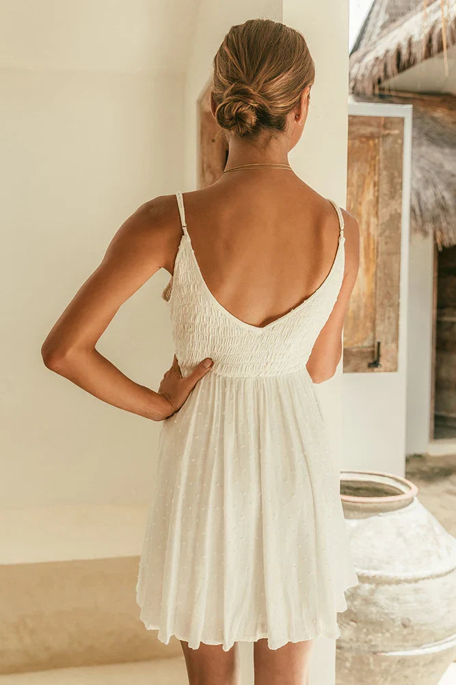 Kerzenlichtkleid Weiß