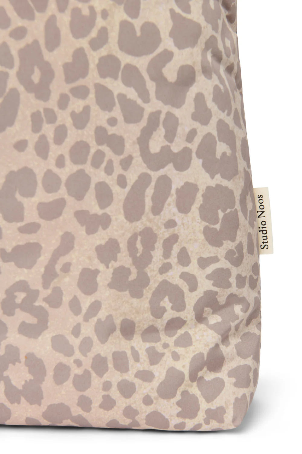 Beige Leopard Puffy Mom Bag