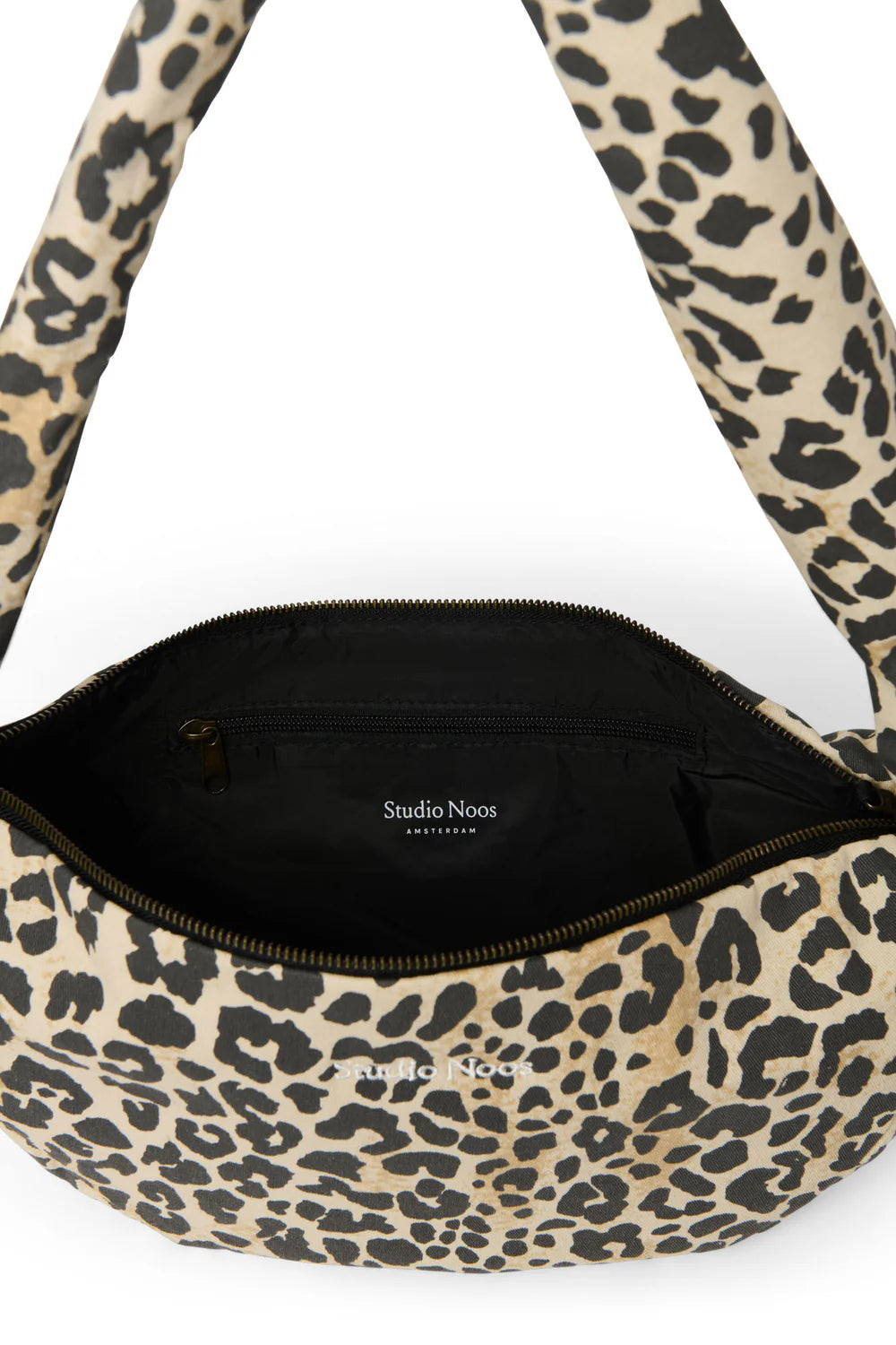 Hazel Leopard Soft Cotton Mini Cross Body Bag