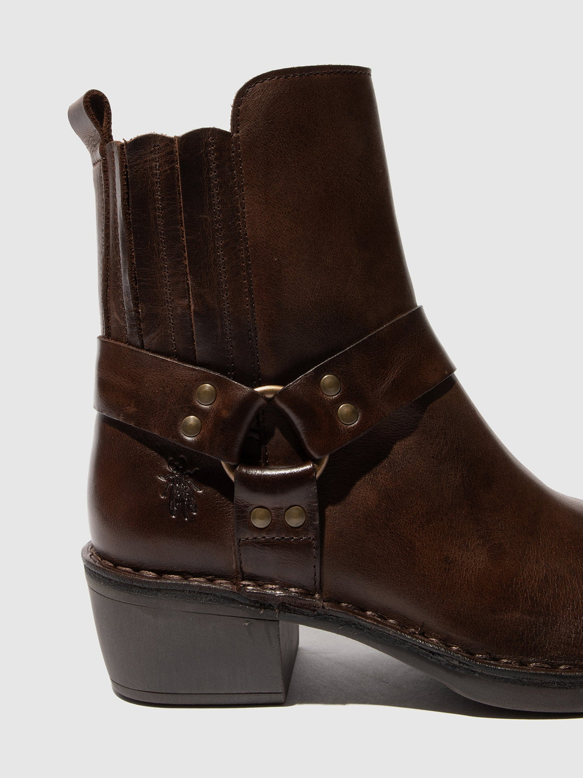 Reißverschluss-Stiefeletten MEBI123FLY DUNKELBRAUN