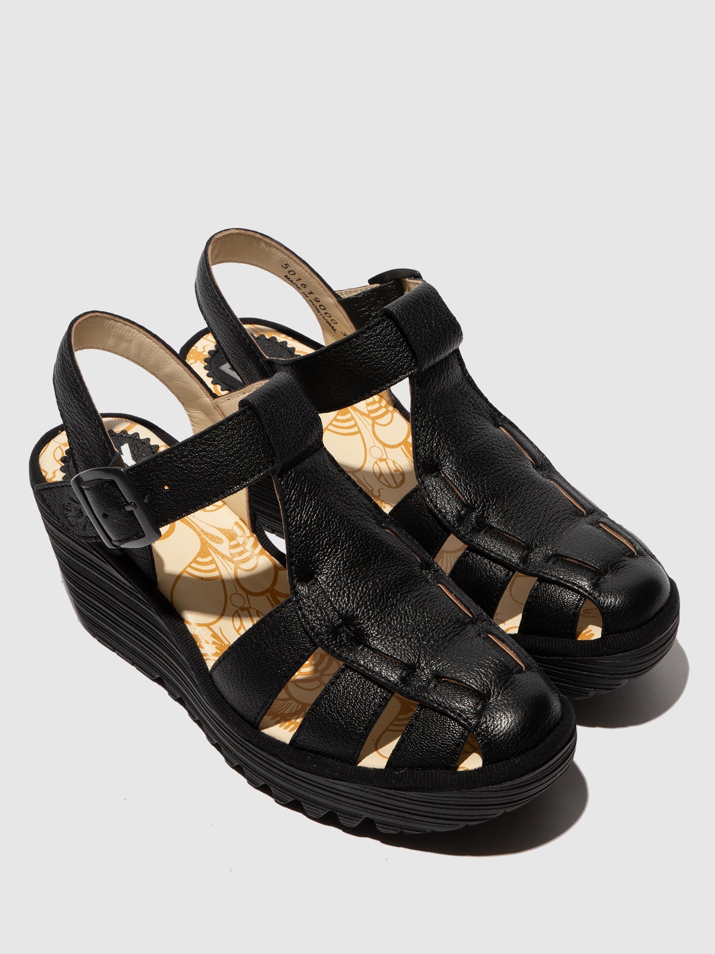 Schnallensandalen YERU619FLY SCHWARZ
