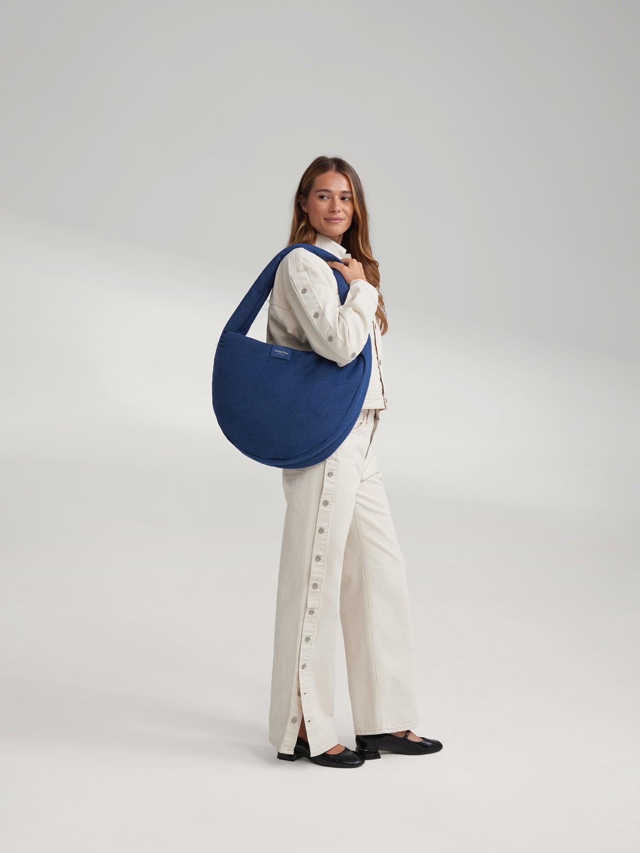 Denim Cross Body Bag | Dark Blue