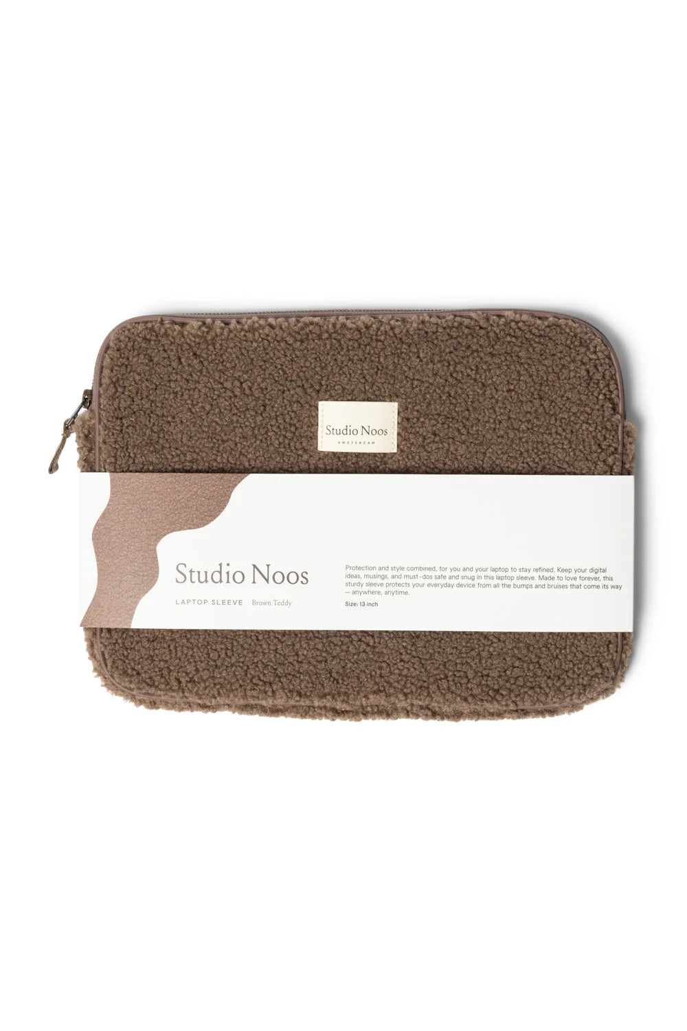 Ecru Teddy Laptop Sleeve 13 Inch
