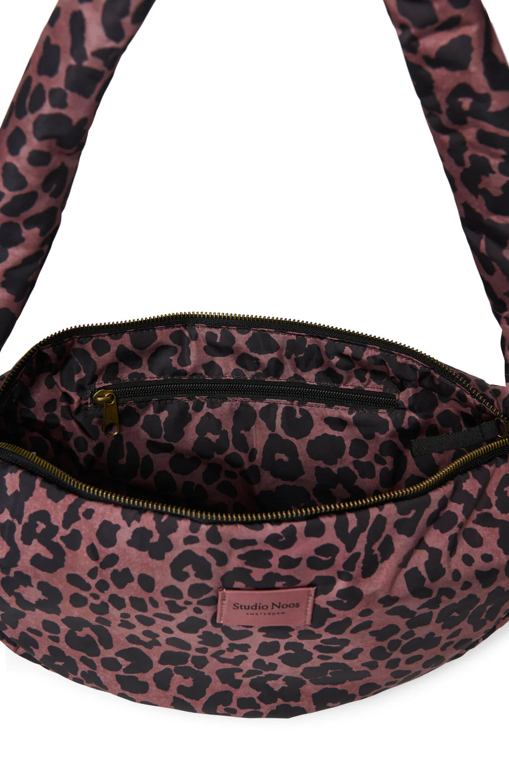 Leopard Puffy Mini Cross Body Bag