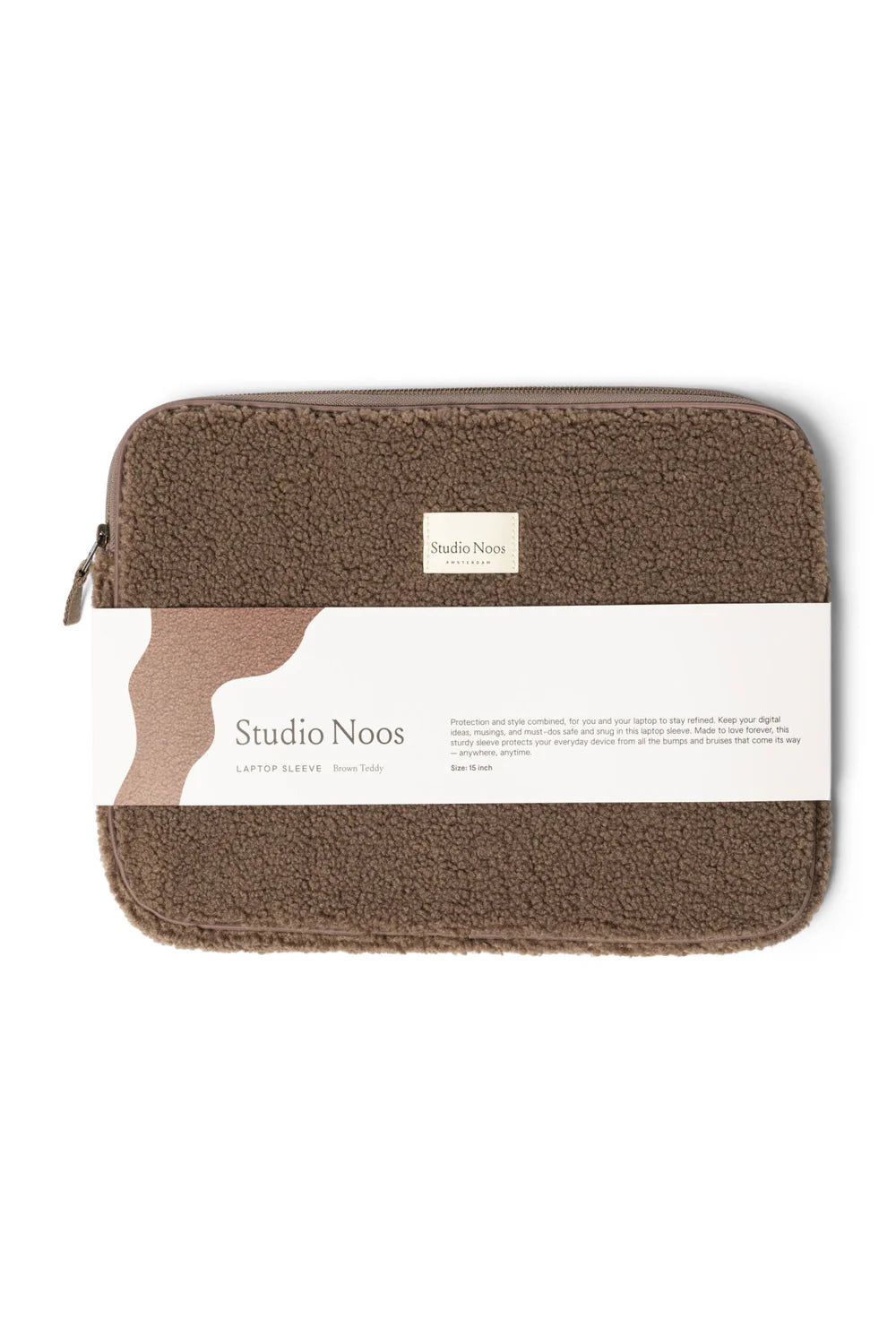 Ecru Teddy Laptop Sleeve 15 Inch