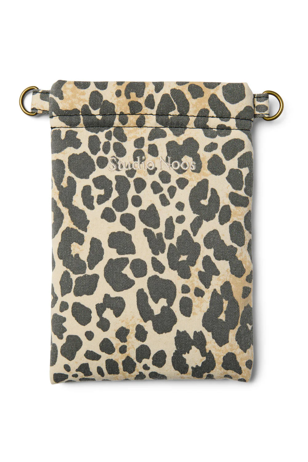Leopard Soft Cotton Phone Bag