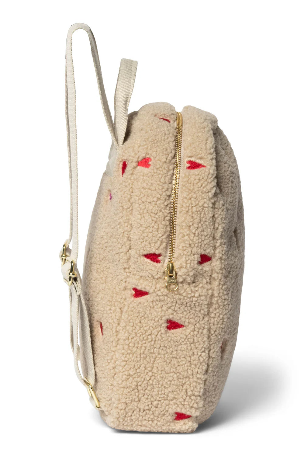 Brown Hearts Teddy Mini Backpack