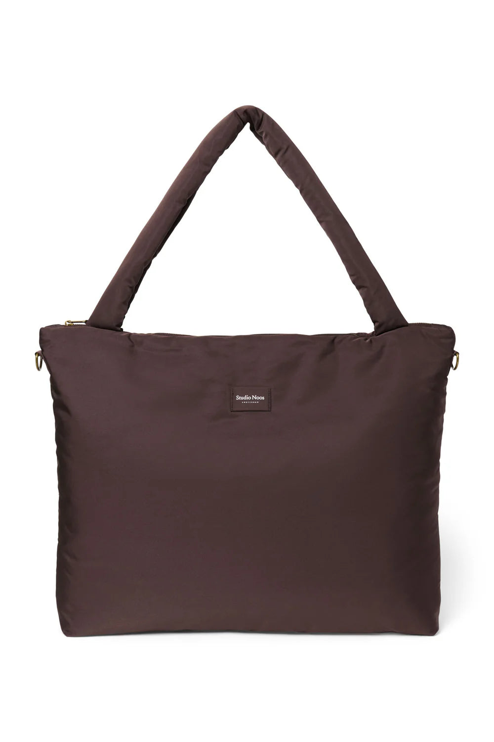 Brown Puffy Diaper Bag