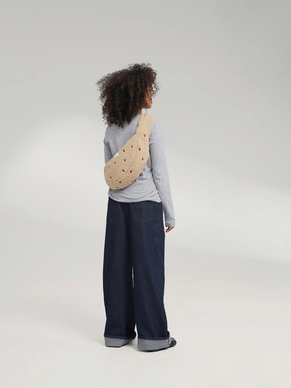 Ecru Teddy Mini Cross Body Bag