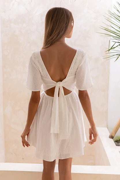 Days By The River Kleid Weiß