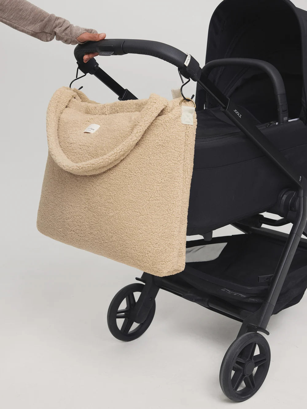 Ecru Teddy Diaper Bag