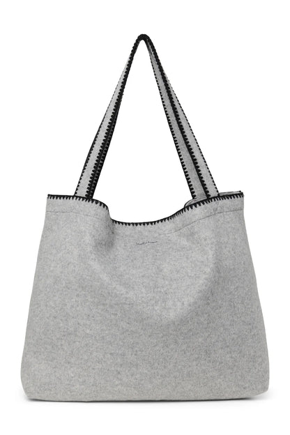Grey Woolish Mom Bag