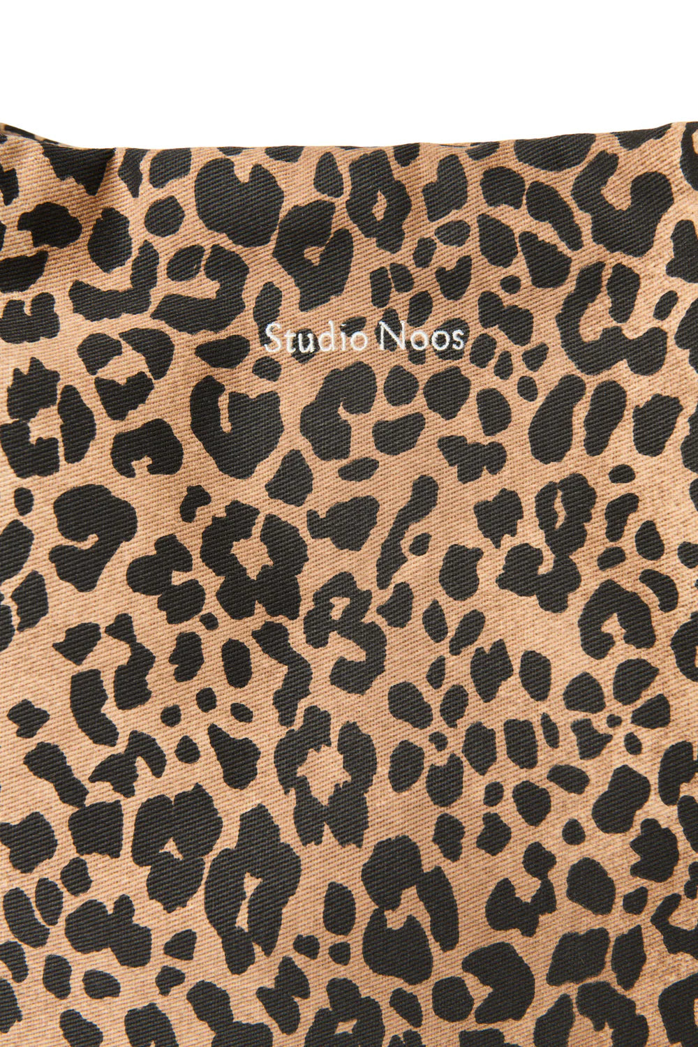 Brown Leopard Cotton Mom Bag