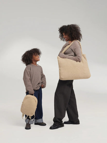 Ecru Hearts Teddy Mini Backpack
