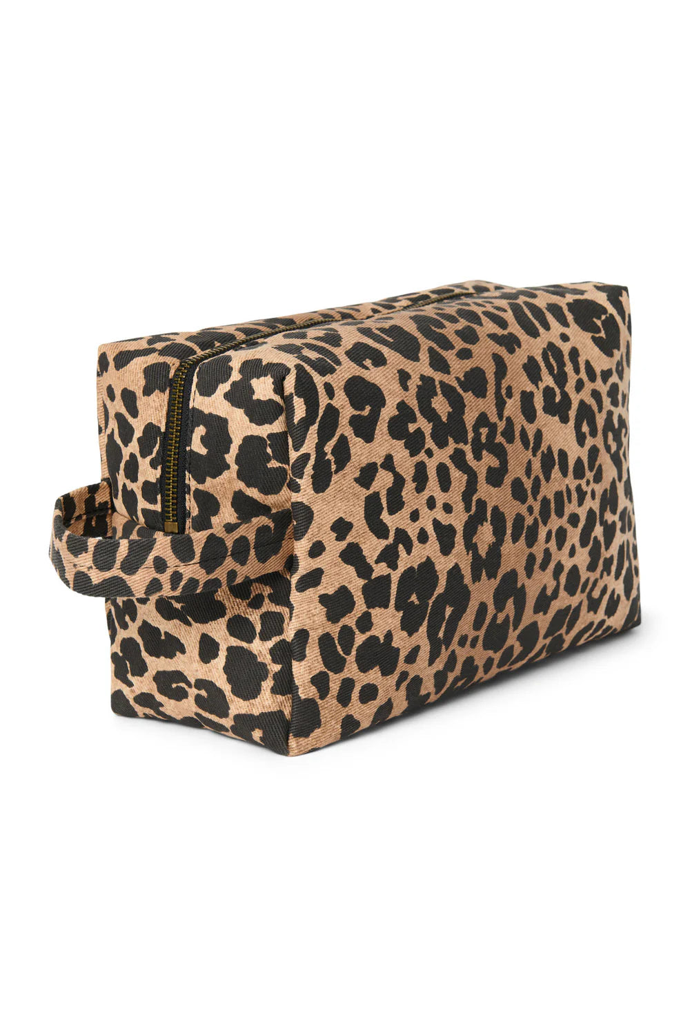 Green Leopard Cotton Toiletry back