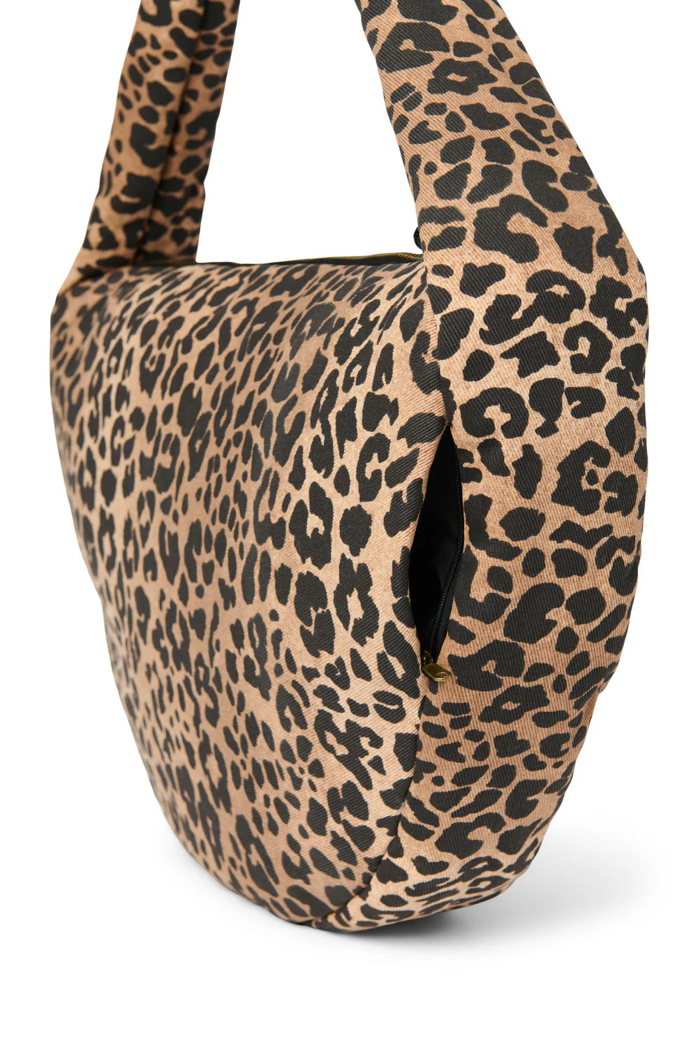 Green Leopard Cotton Cross Body Bag