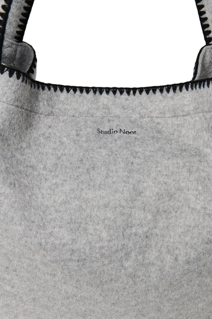 Grey Woolish Mom Bag