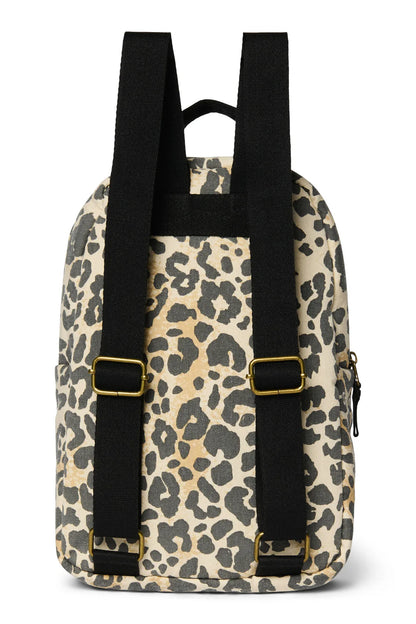 Leopard Soft Cotton Mini Backpack