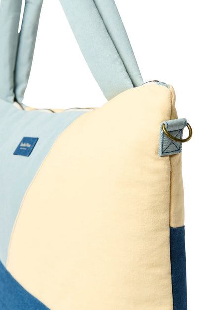 Denim Patchwork Diaper Bag