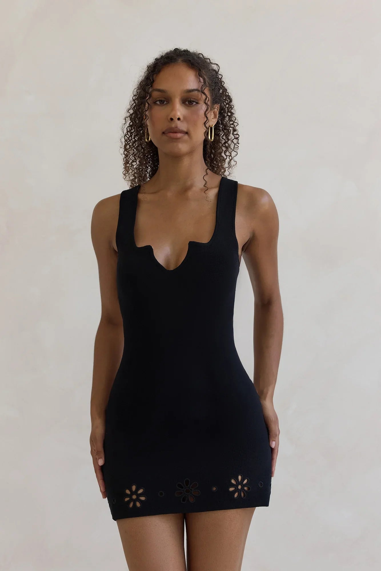 Soft Girl Agenda Minikleid Schwarz