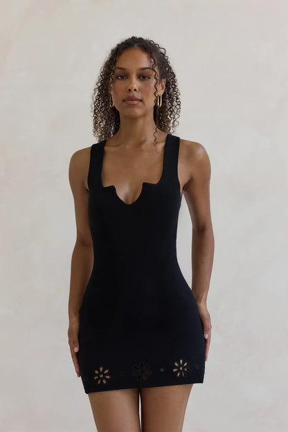 Soft Girl Agenda Minikleid Schwarz