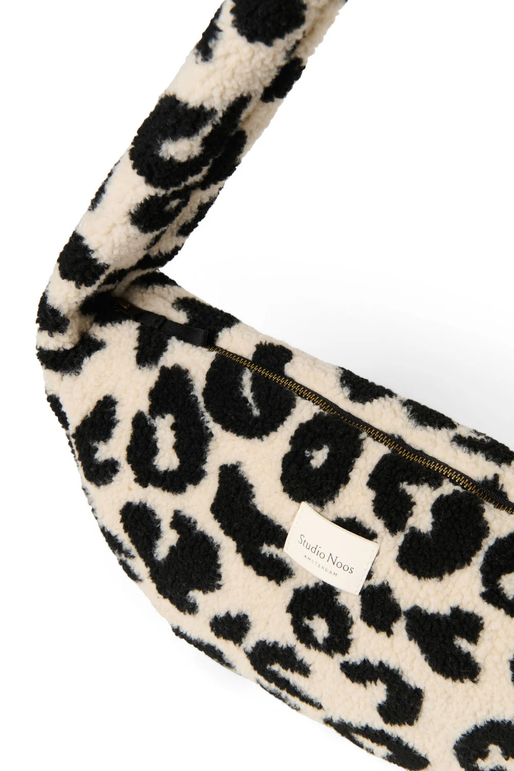 Leopard Teddy Mini Cross Body Bag