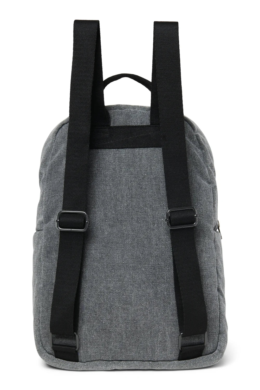 Grey Denim Midi Backpack