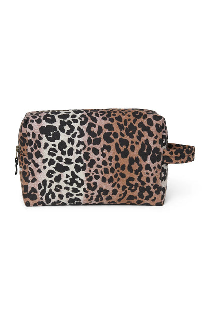 Hazel Leopard Soft Cotton Toiletry