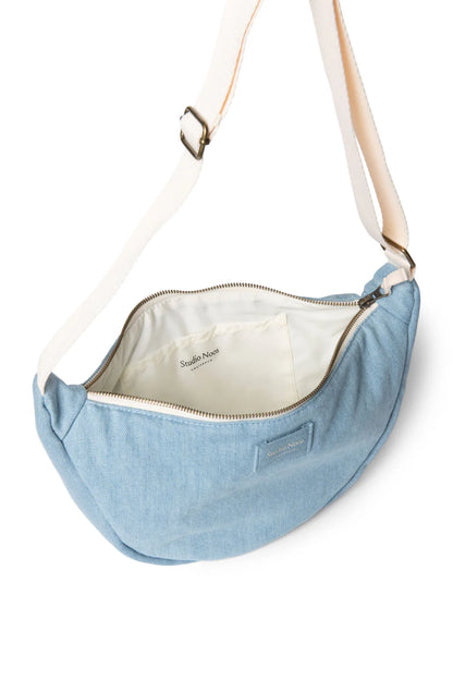 Blue Hearts Denim Adult Fanny Pack