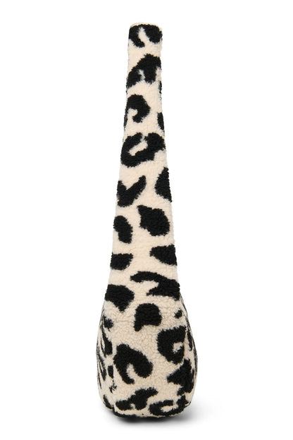 Leopard Teddy Mini Cross Body Bag
