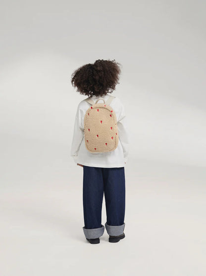 Ecru Hearts Teddy Mini Backpack