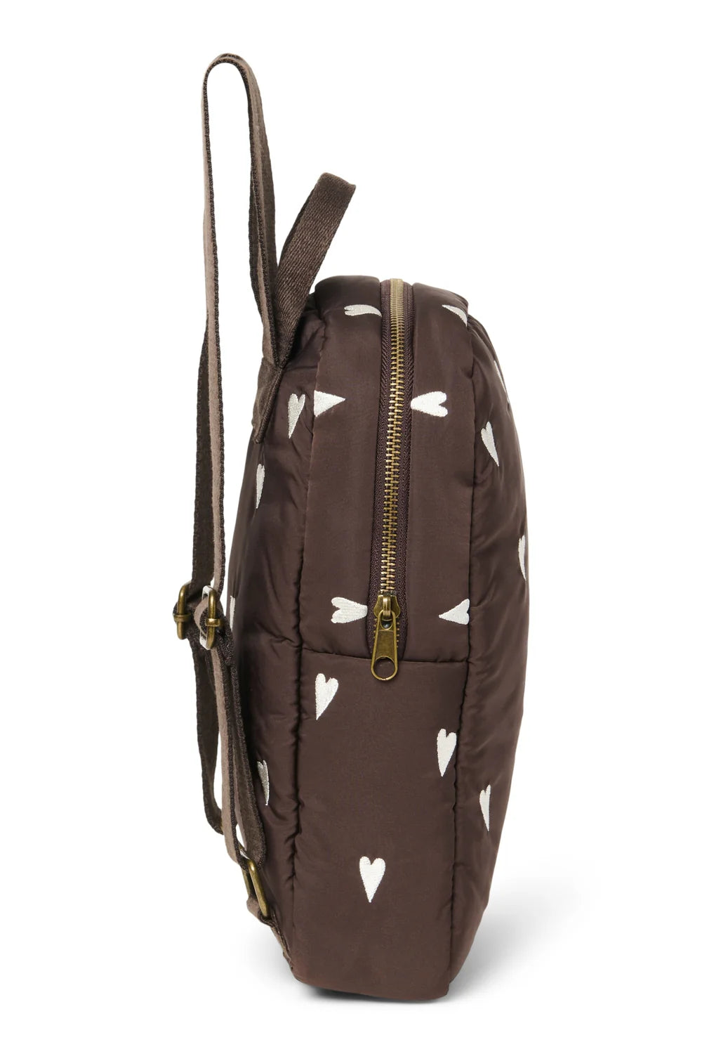 Purple Hearts Puffy Mini Backpack