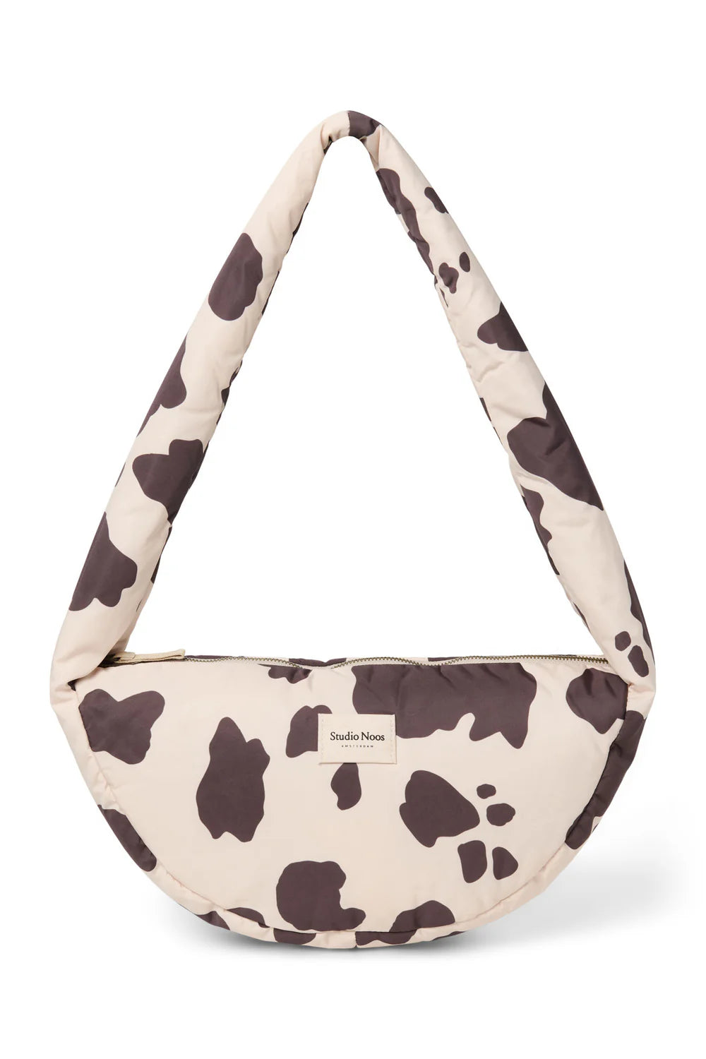 Holy Cow Puffy Mini Cross Body Bag - Brownish
