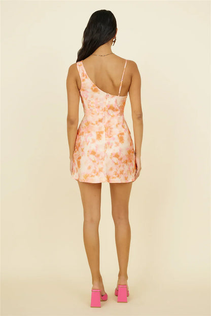 Entscheidungsfindung Kleid Orange