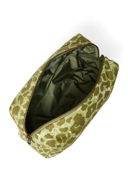 Brown Leopard Cotton Pouch
