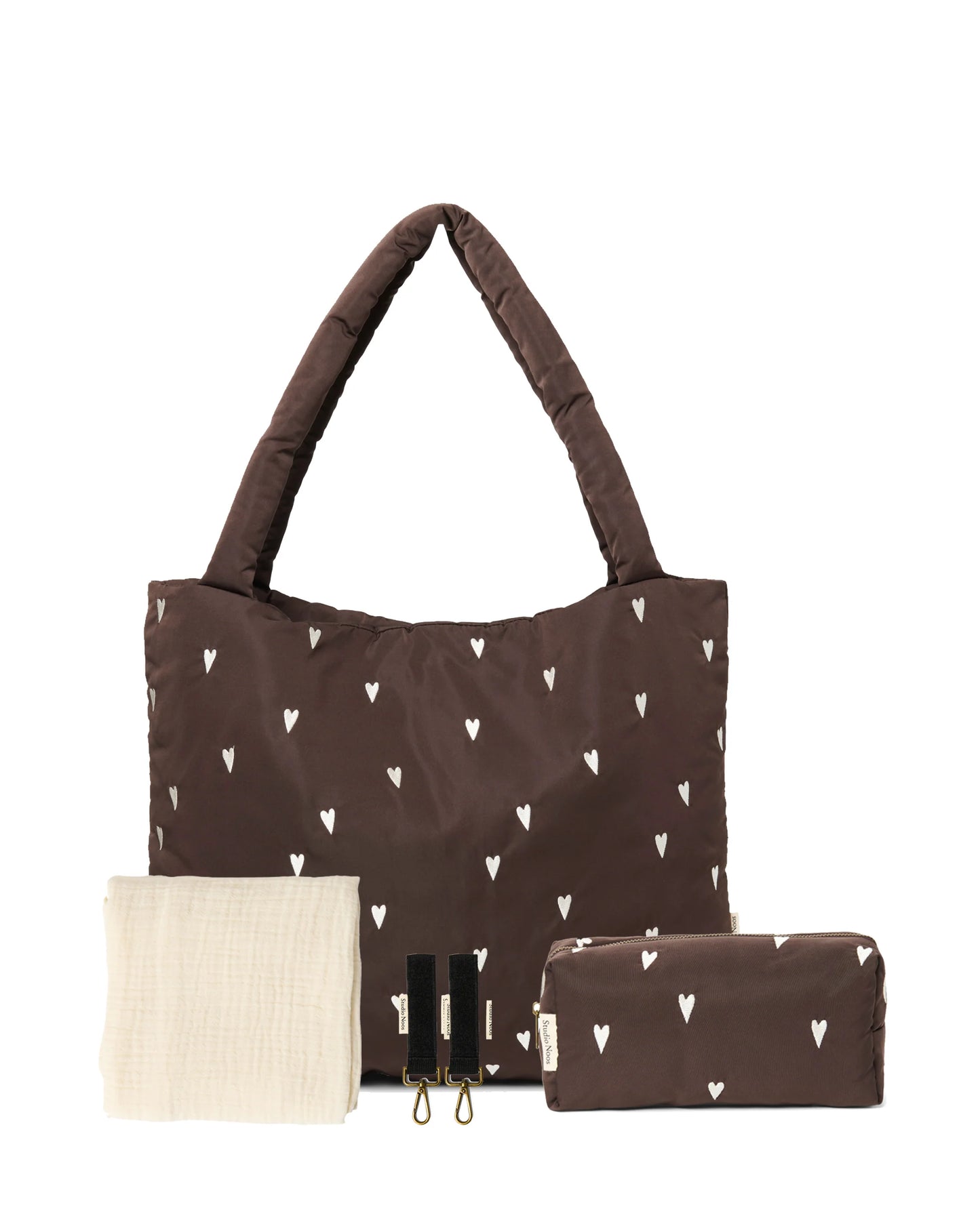 Mom To Be Gift Set | Brown Hearts