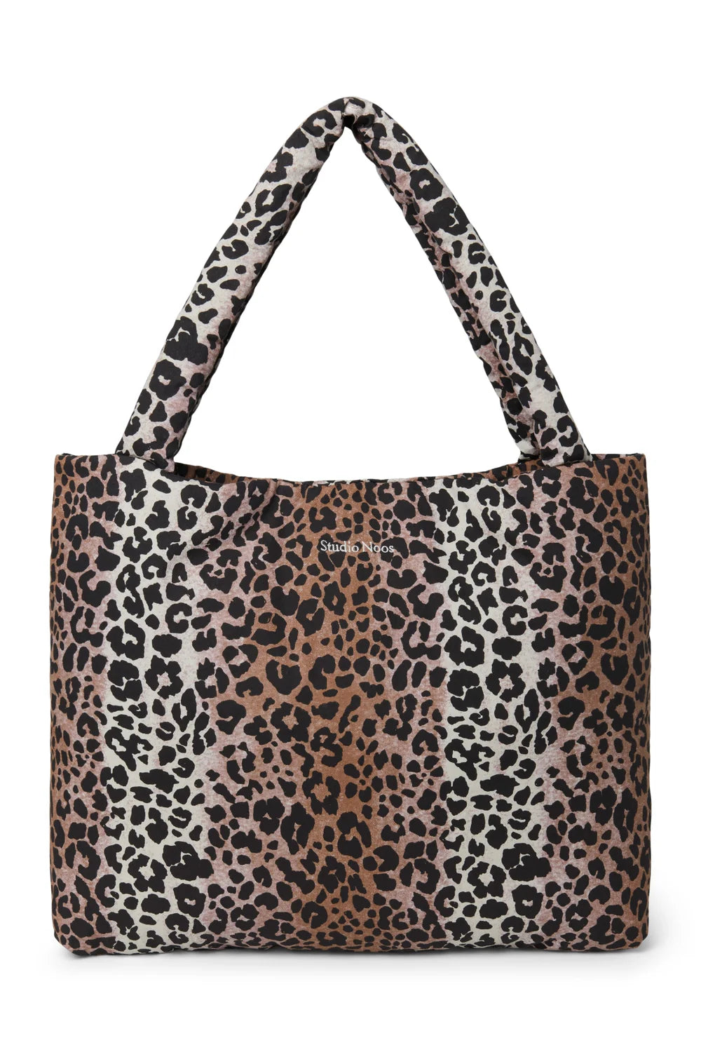 Hazel Leopard Soft Cotton Mom Bag