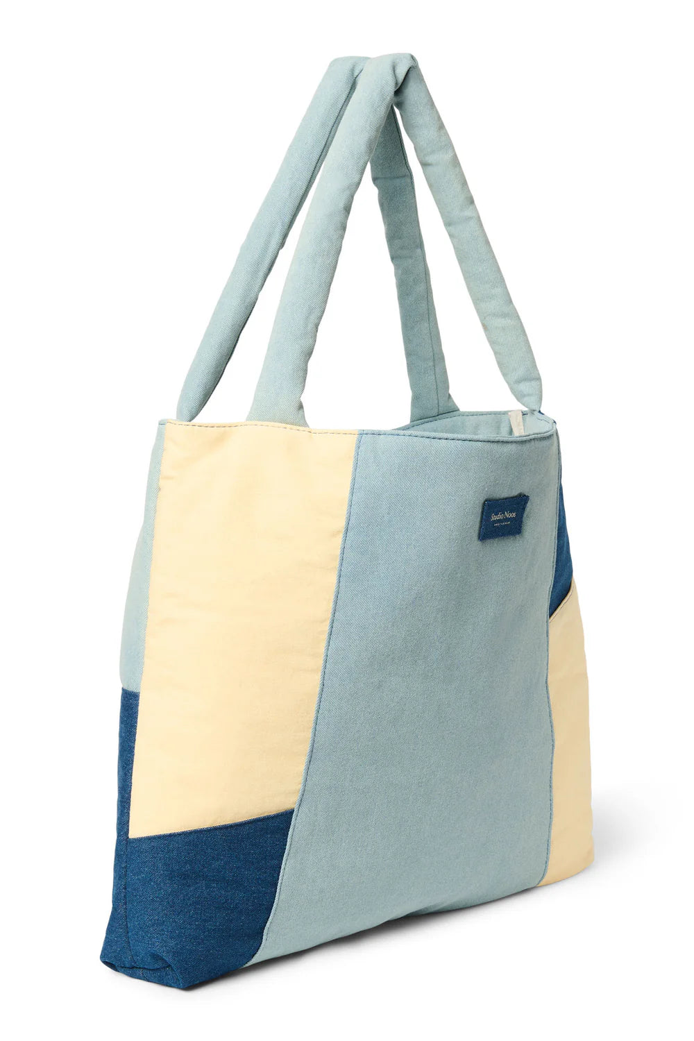 Denim Patchwork Mom Bag