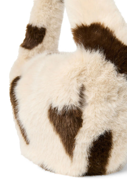 Holy Cow Faux Fur Cross Body Bag
