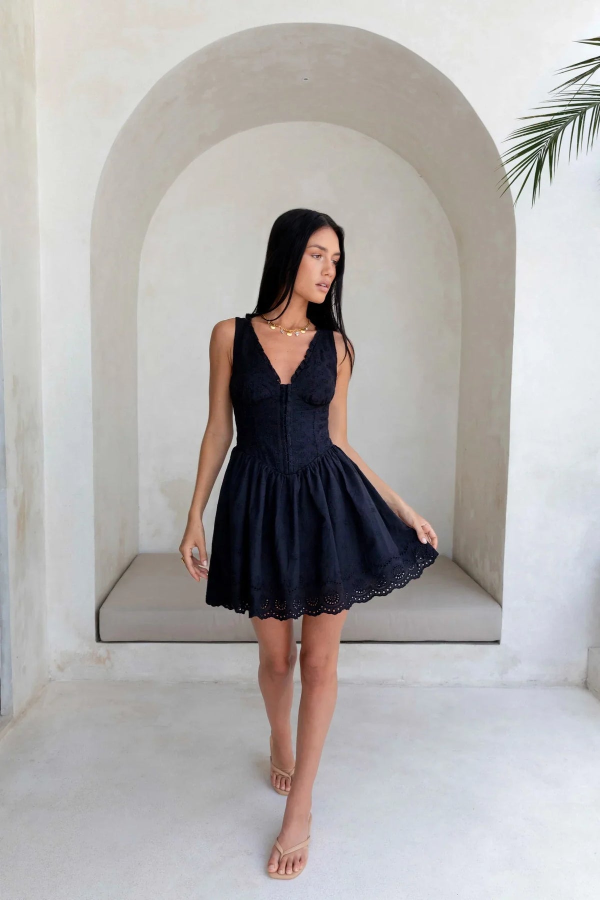 Softly Dreaming Minikleid Schwarz