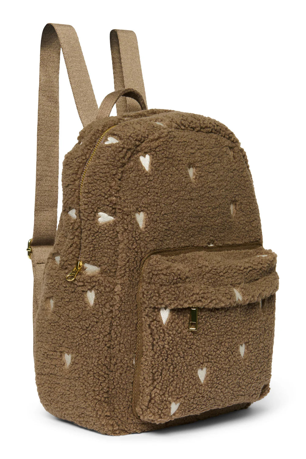 Ecru Hearts Teddy Midi Backpack