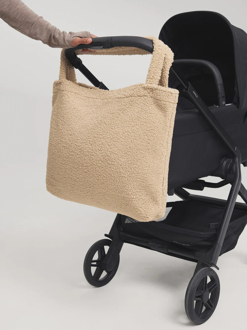 Brown Hearts Teddy Mom Bag