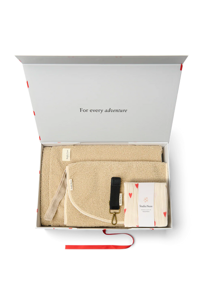 Ecru Teddy Parent On The Go Gift Set