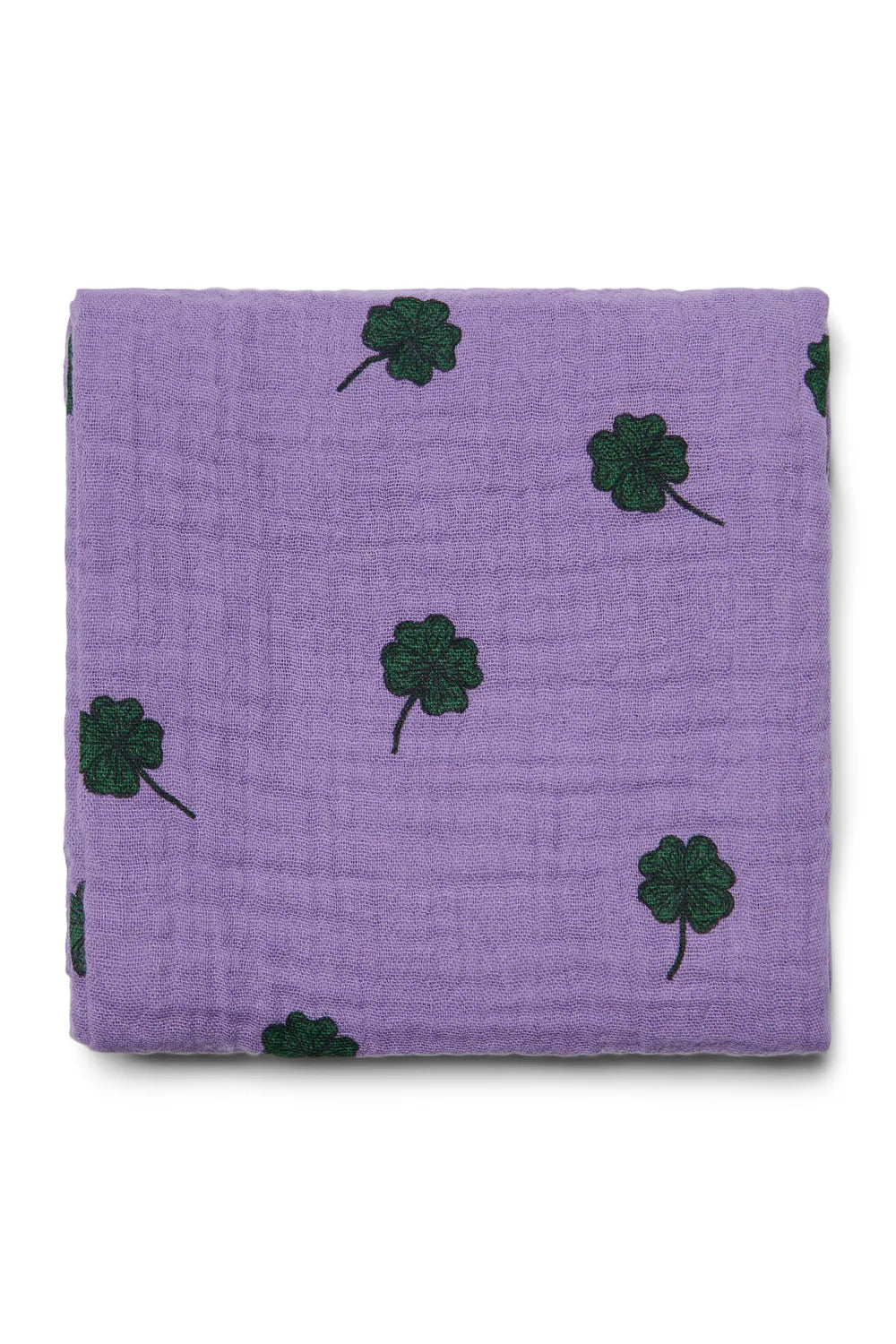 Purple Clover Swaddle Print Medium