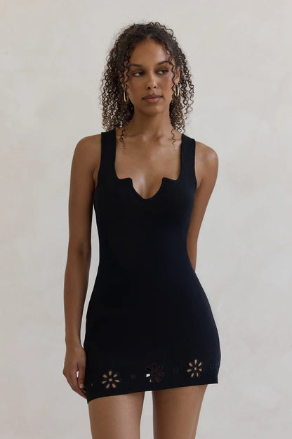 Soft Girl Agenda Minikleid Schwarz