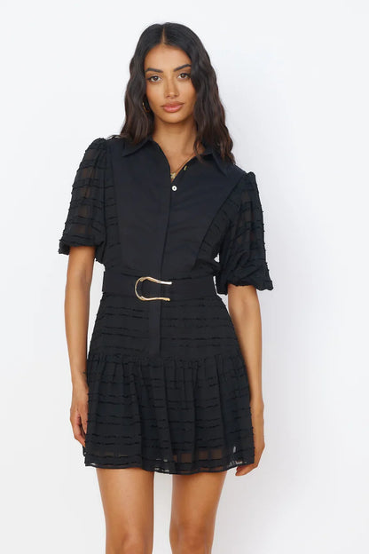 Süße Serenade Kleid Schwarz