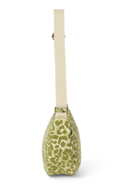 Green Leopard Cotton Adult Fanny Pack