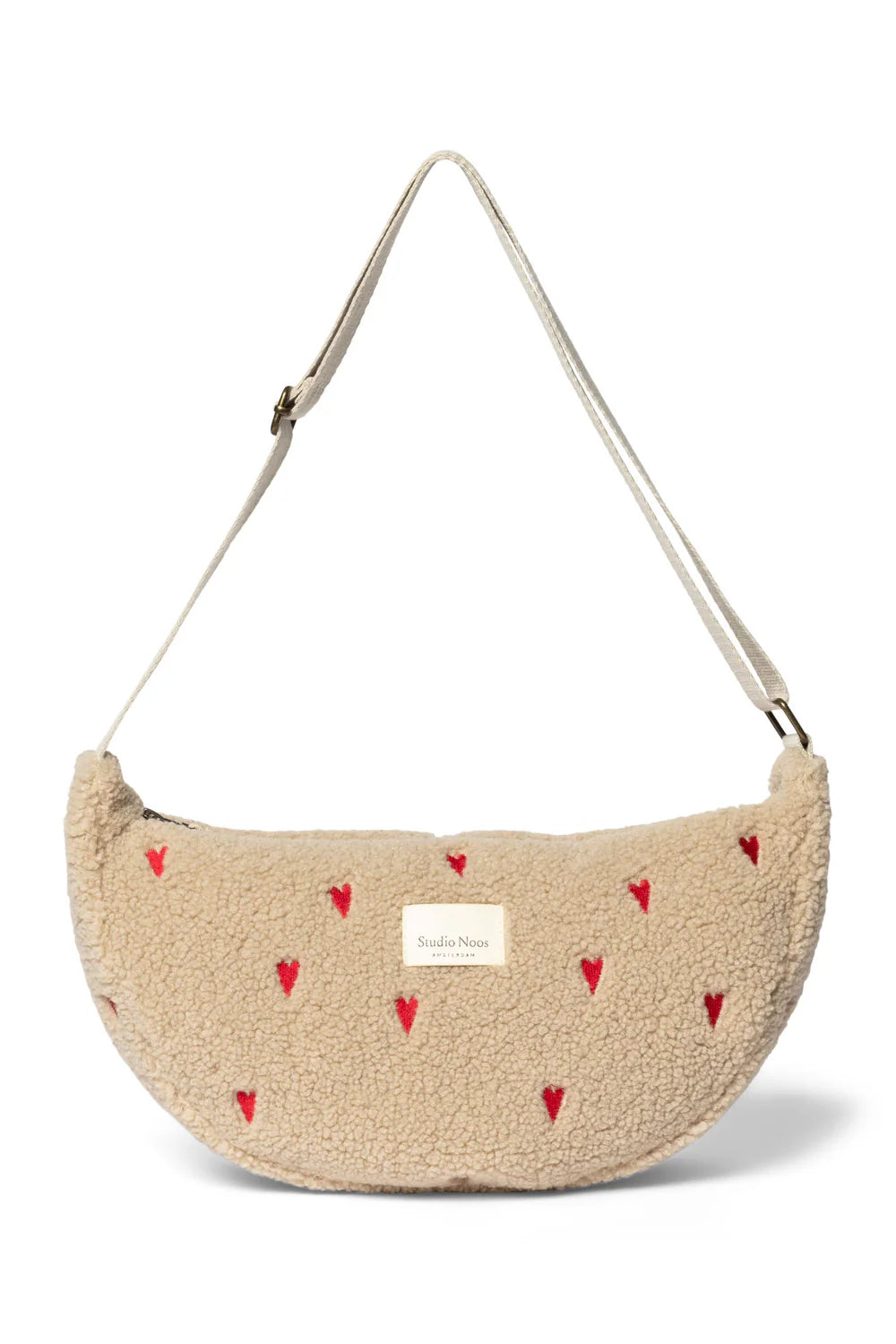 Brown Hearts Teddy Adult Fanny Pack