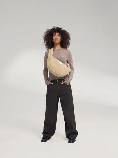 Brown Teddy Mini Cross Body Bag